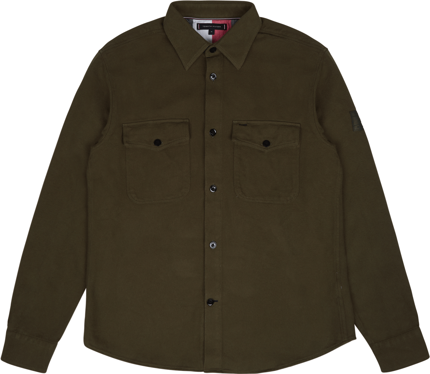 Brushed Overshirt Rbn