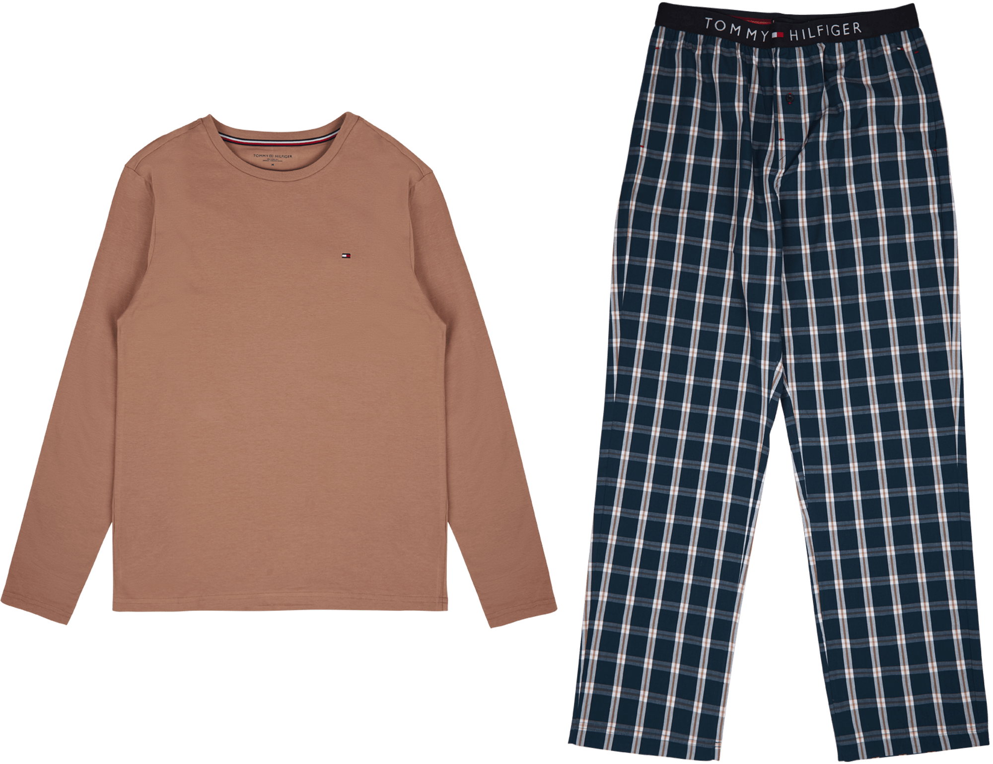 Tommy Hilfiger Cn Ls Pant Woven Set Print 0xd