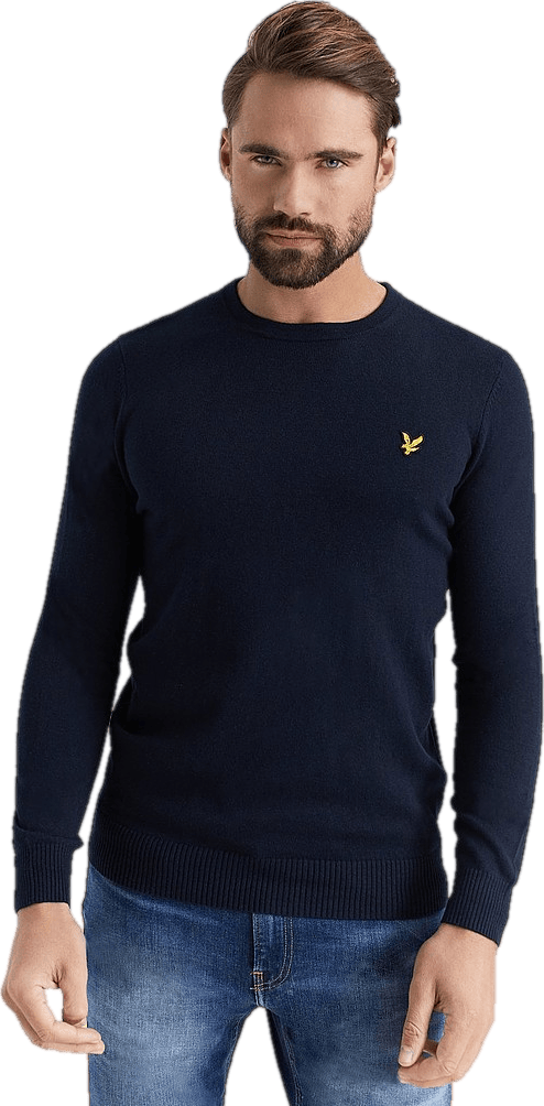 Cotton Merino Crew Jumper Dark - Bild 4