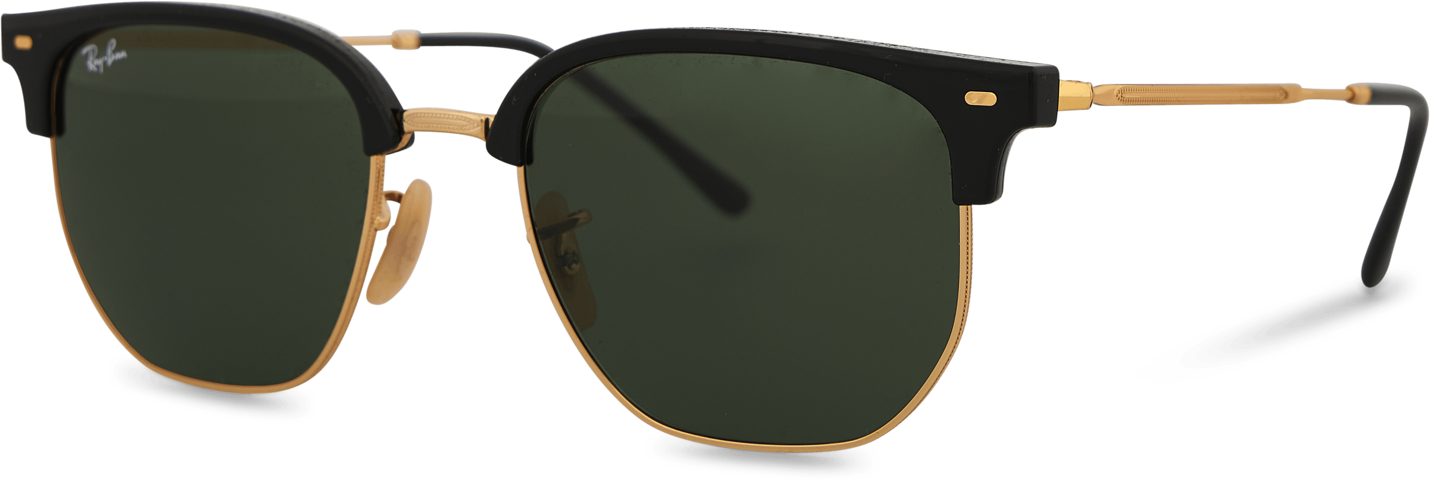 New Clubmaster 601/31-53 Black On Arista, Unisex, Ekwipunek, Akcesoria, Czarny, 53