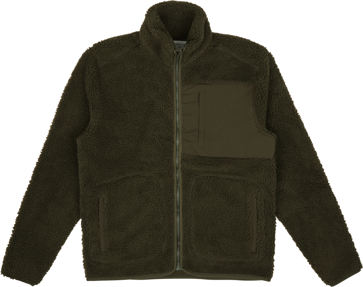 Studio Total Contrast Pile Jacket