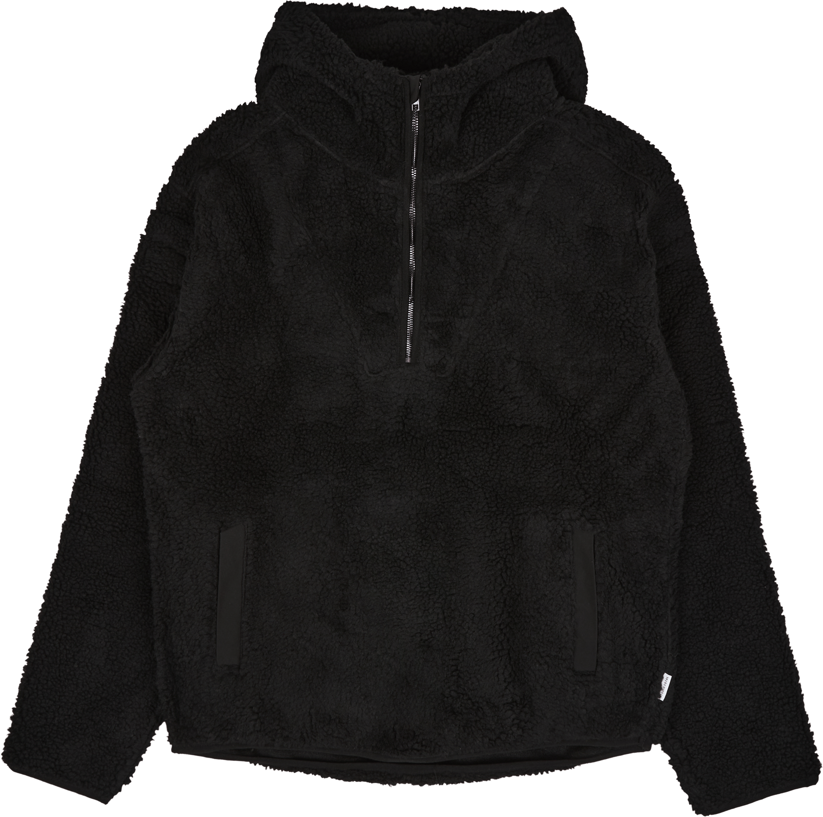 Studio Total Pile 1/2 Zip Hoodie, Male, Abbigliamento, felpe con cappuccio e felpe, Nero, M