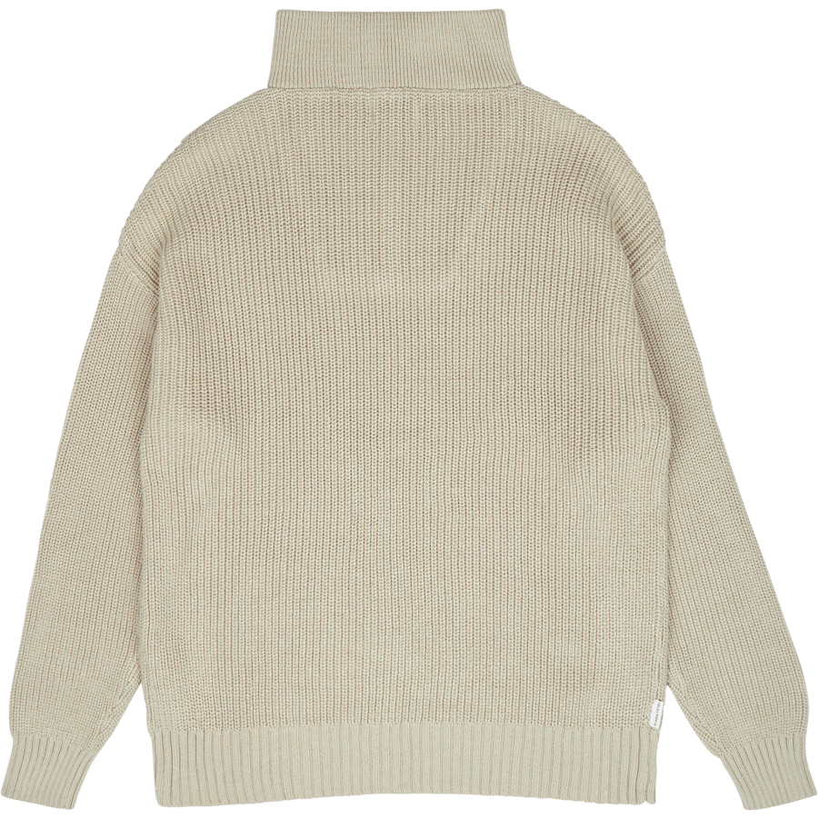 Studio Total Half Zip Ribbed Knit Kitt