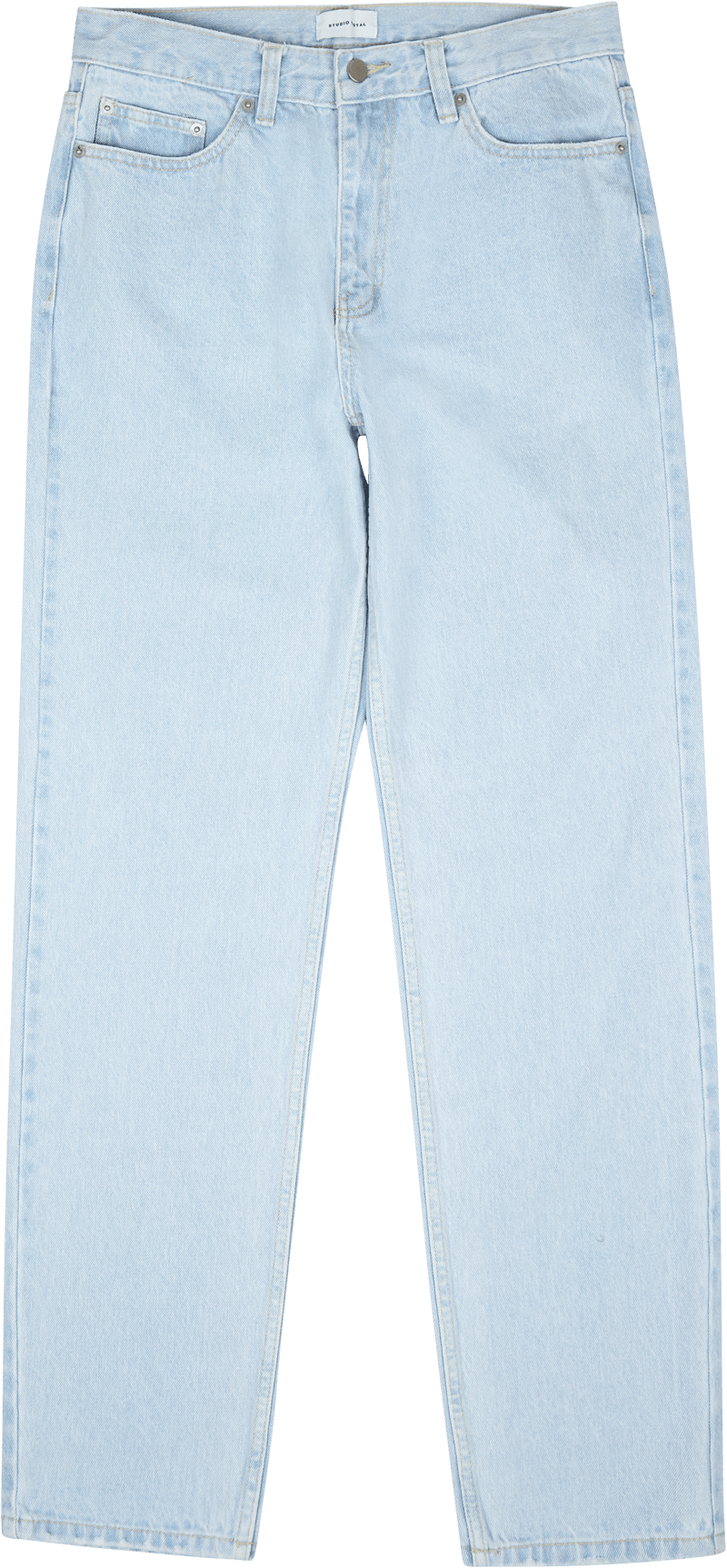 Studio Total Icon Regular Straight Jeans Bleached