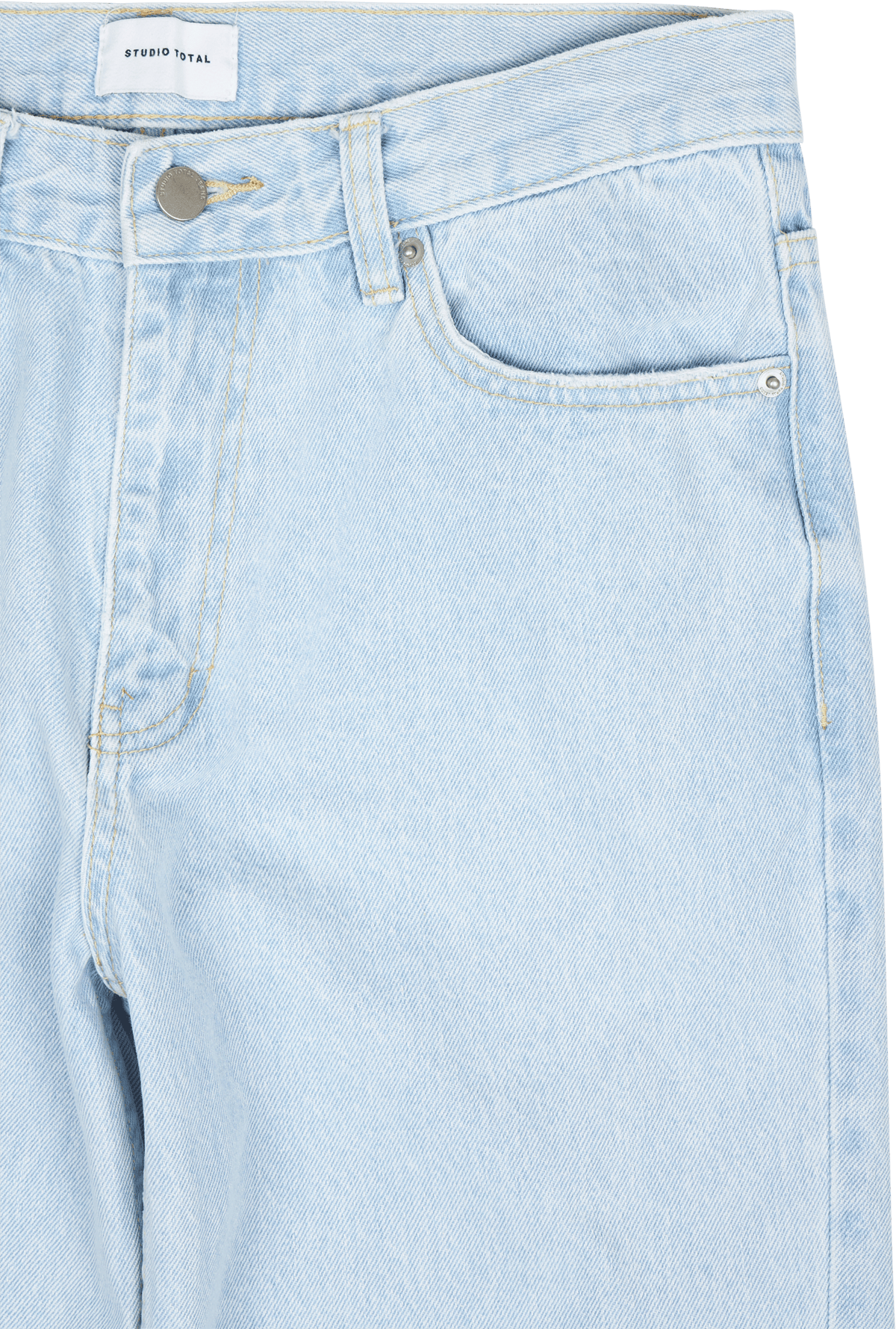 Studio Total Icon Regular Straight Jeans Bleached - Bild 3