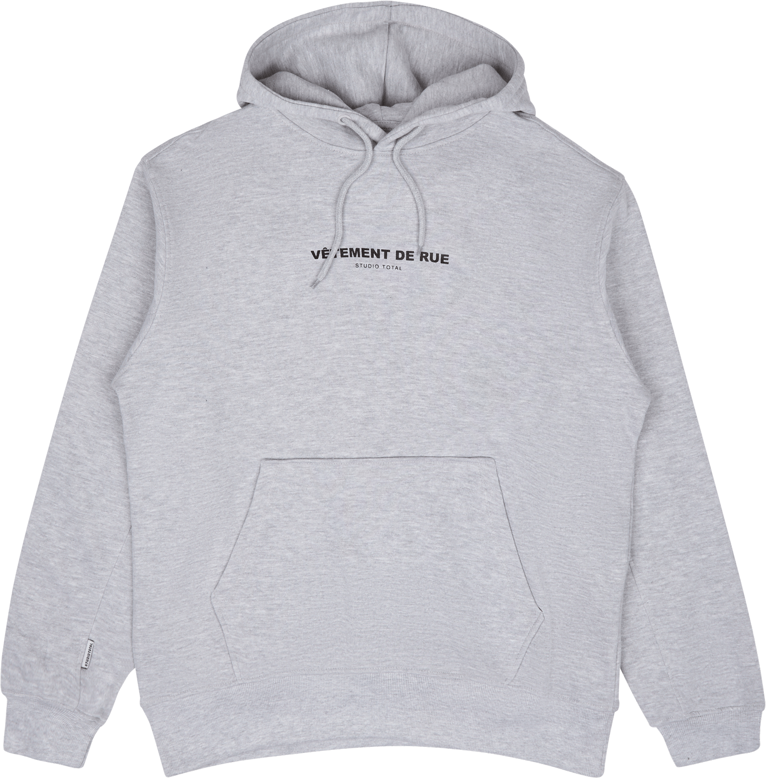 Printed Hoodie Greymelange