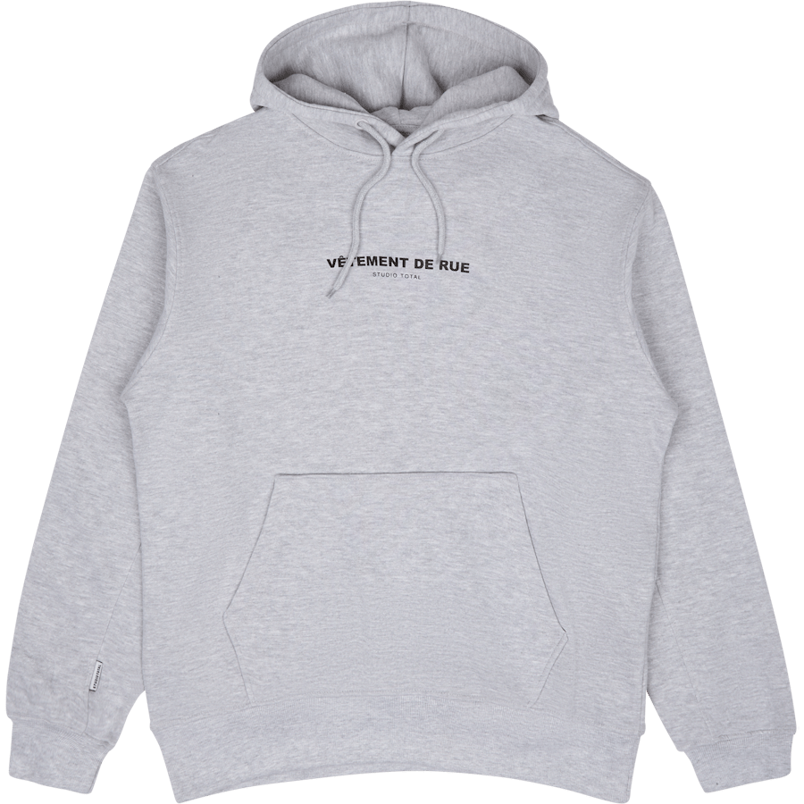 Printed Hoodie Greymelange