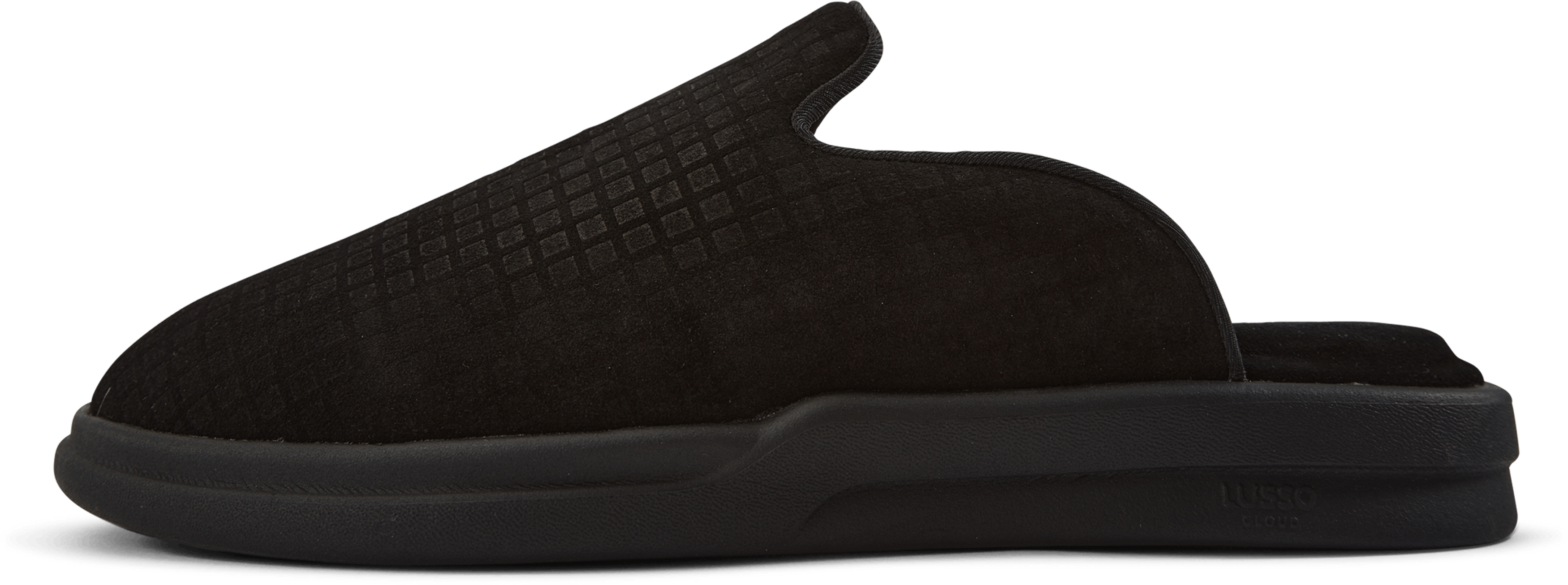 Pelli Waffle Suede Jet Black / Matte, Unisex, Chaussures, Sandales et Pantoufles, Noir, EU 44