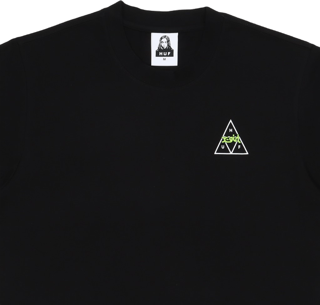 X-girl X Huf S/s Relax Tee Black - Bild 2