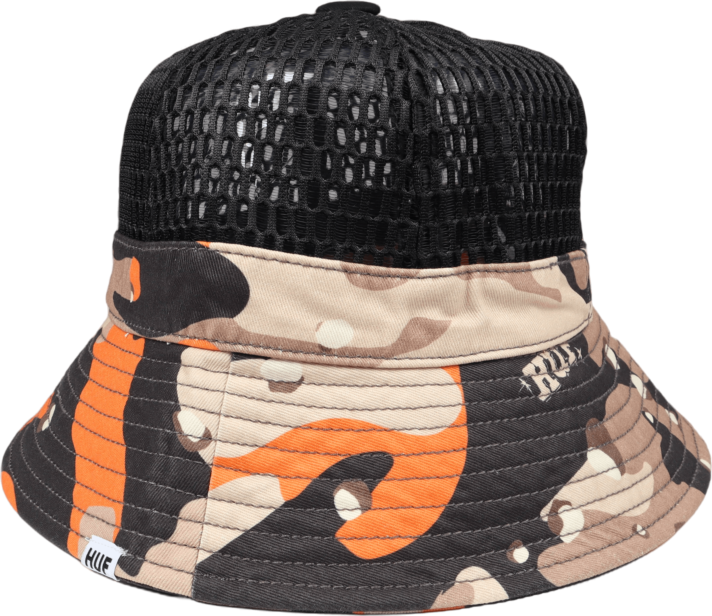Don Dada Mesh Bucket Hat Camo, Female, Apparels, Hats & Caps, Patterned, S/M