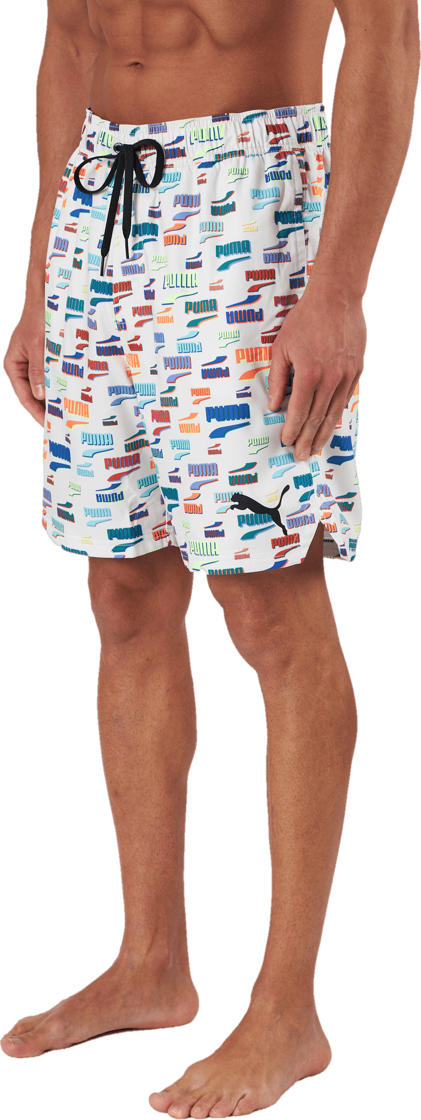 Swim Unisex Loose Fit Shorts 1 White Combo