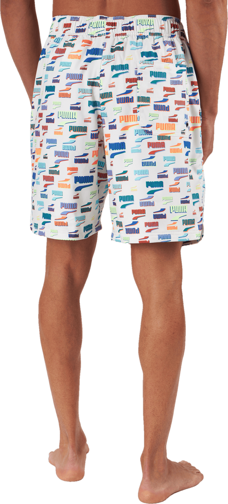 Swim Unisex Loose Fit Shorts 1 White Combo - Bild 3