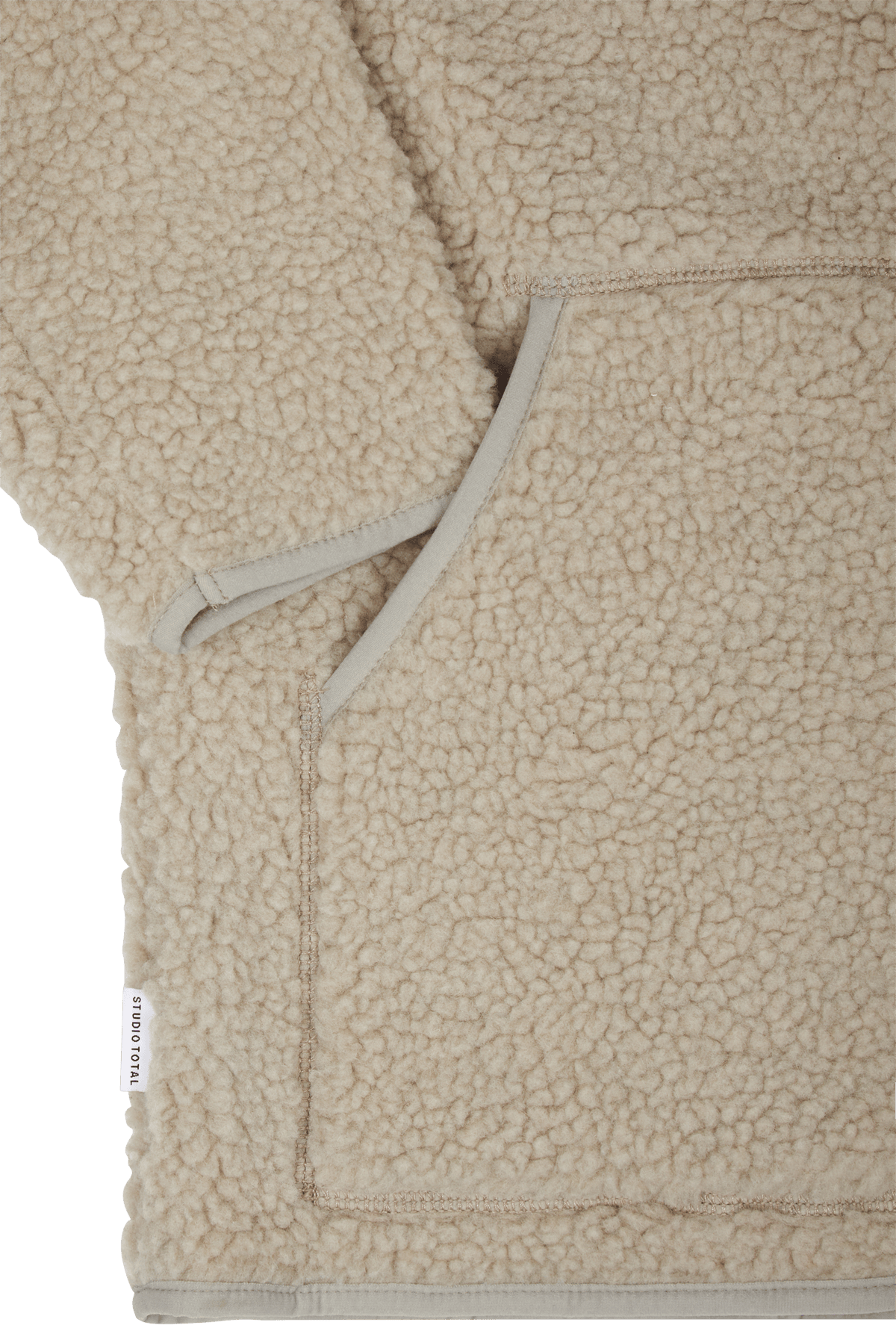 Studio Total Recycled Pile Jacket Kitt - Bild 5