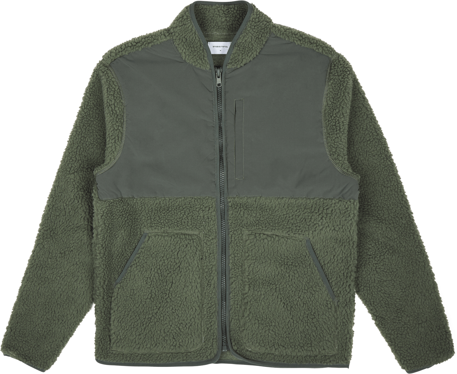 Studio Total Recycled Pile Jacket Forest