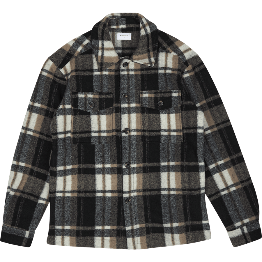 Studio Total Outdoor Check Overshirt Check