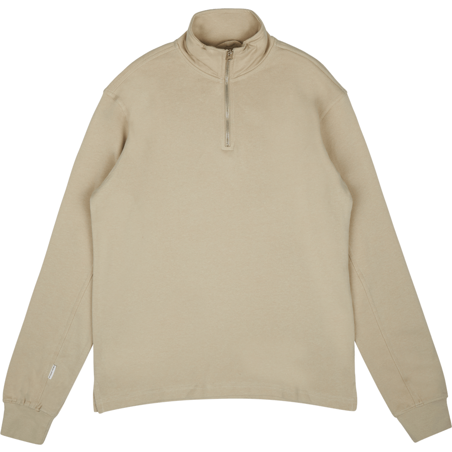 Icon Half Zip Sweater Ecru