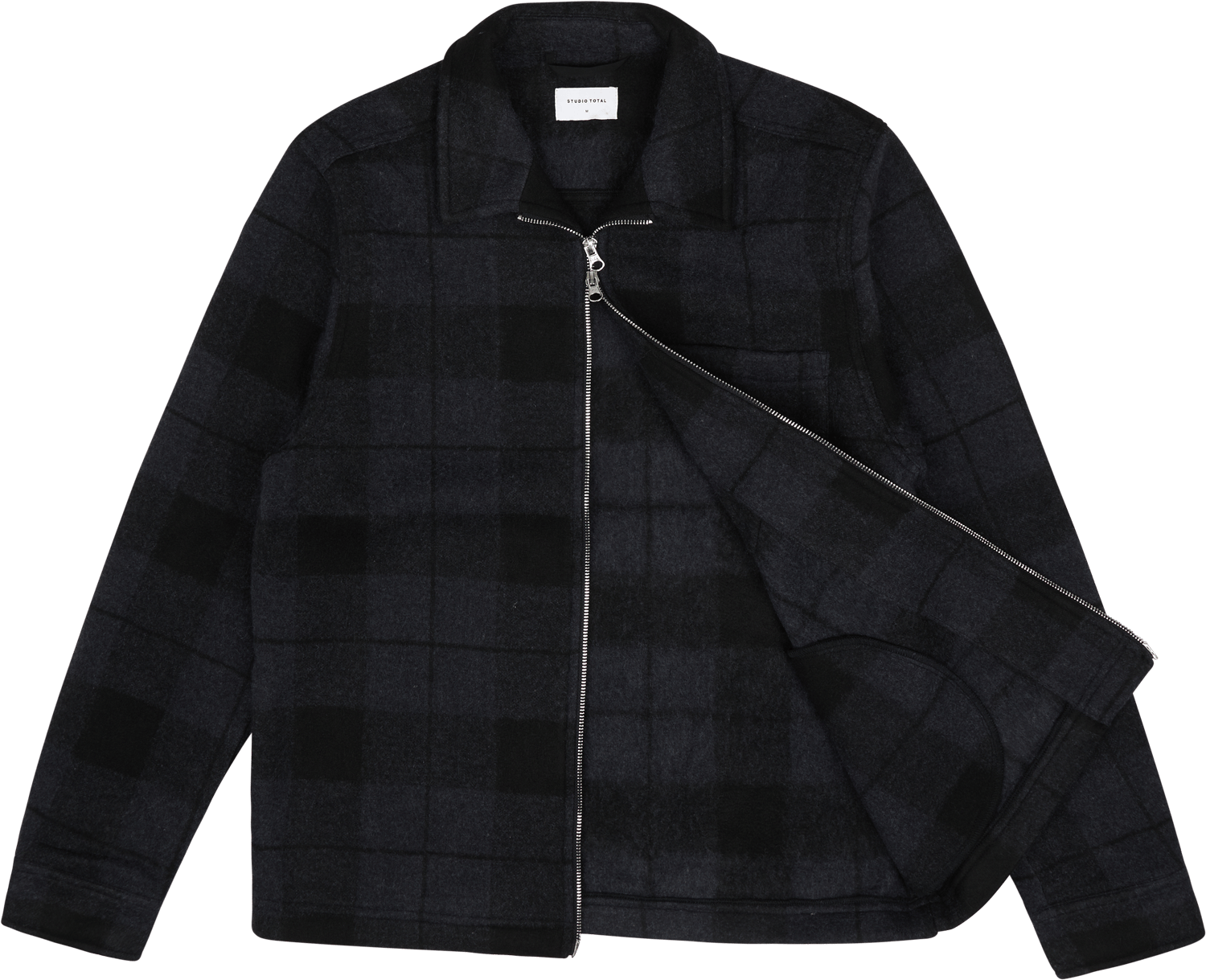 Studio Total Zip Check Overshirt - Bild 5