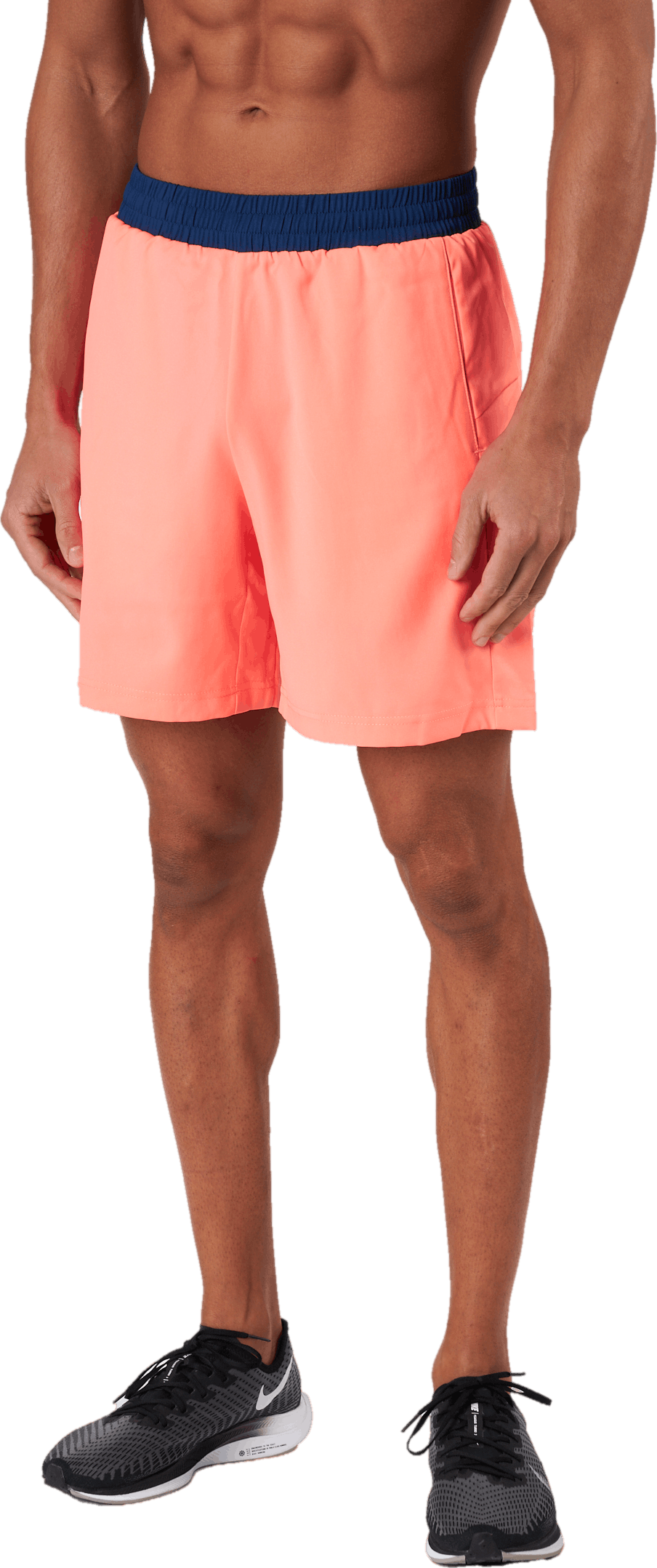 Short Play Fluo Red, Male, Kläder, Shorts, Squash, Orange, L