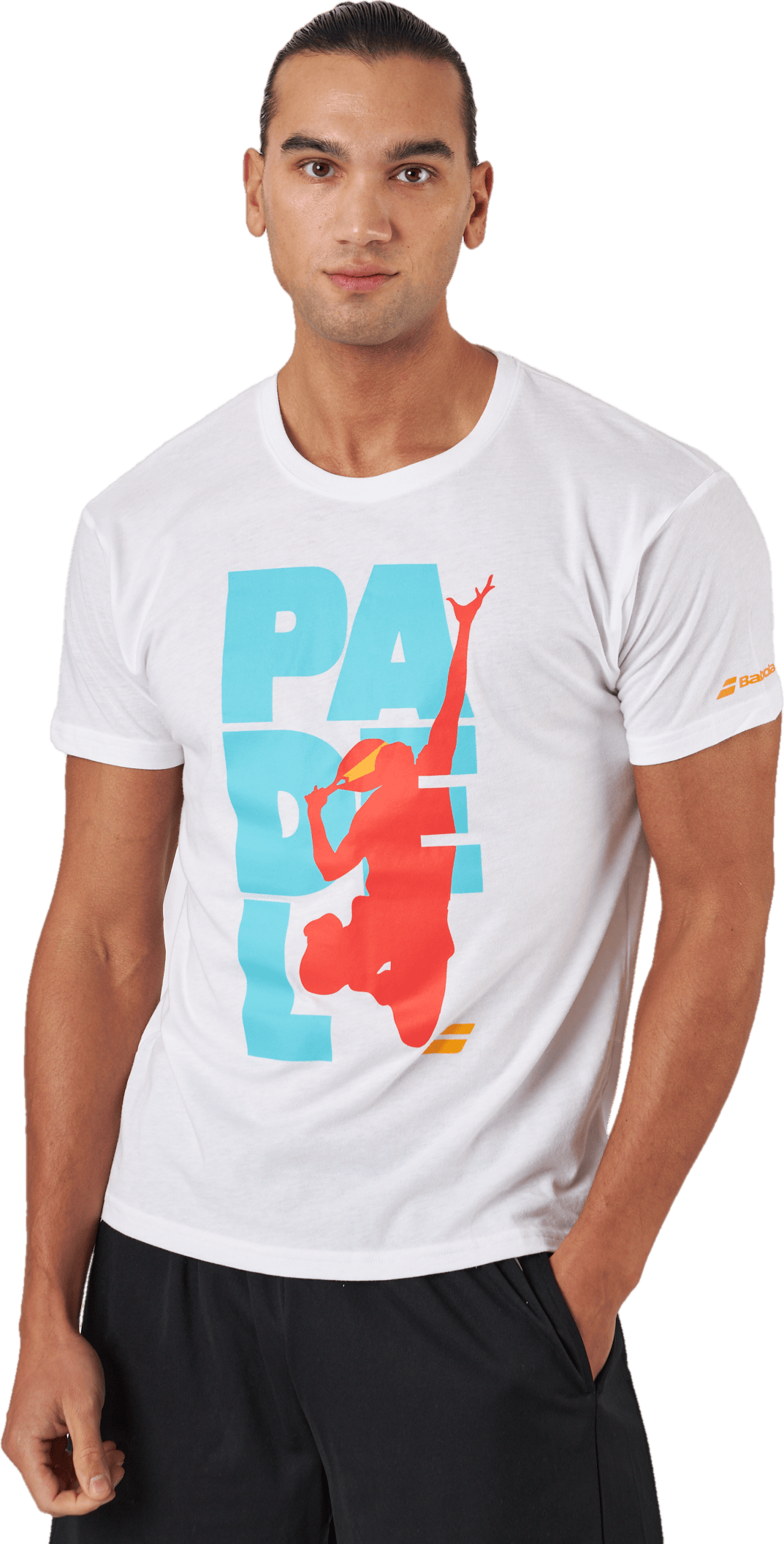 T-shirt Padel Cotton White