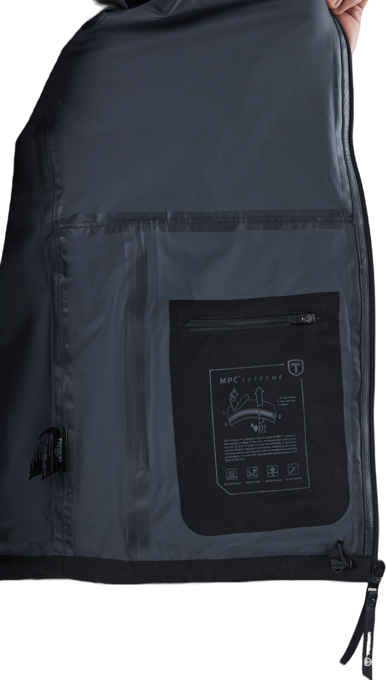 Dew Point Shell M Jackets Black - Bild 7