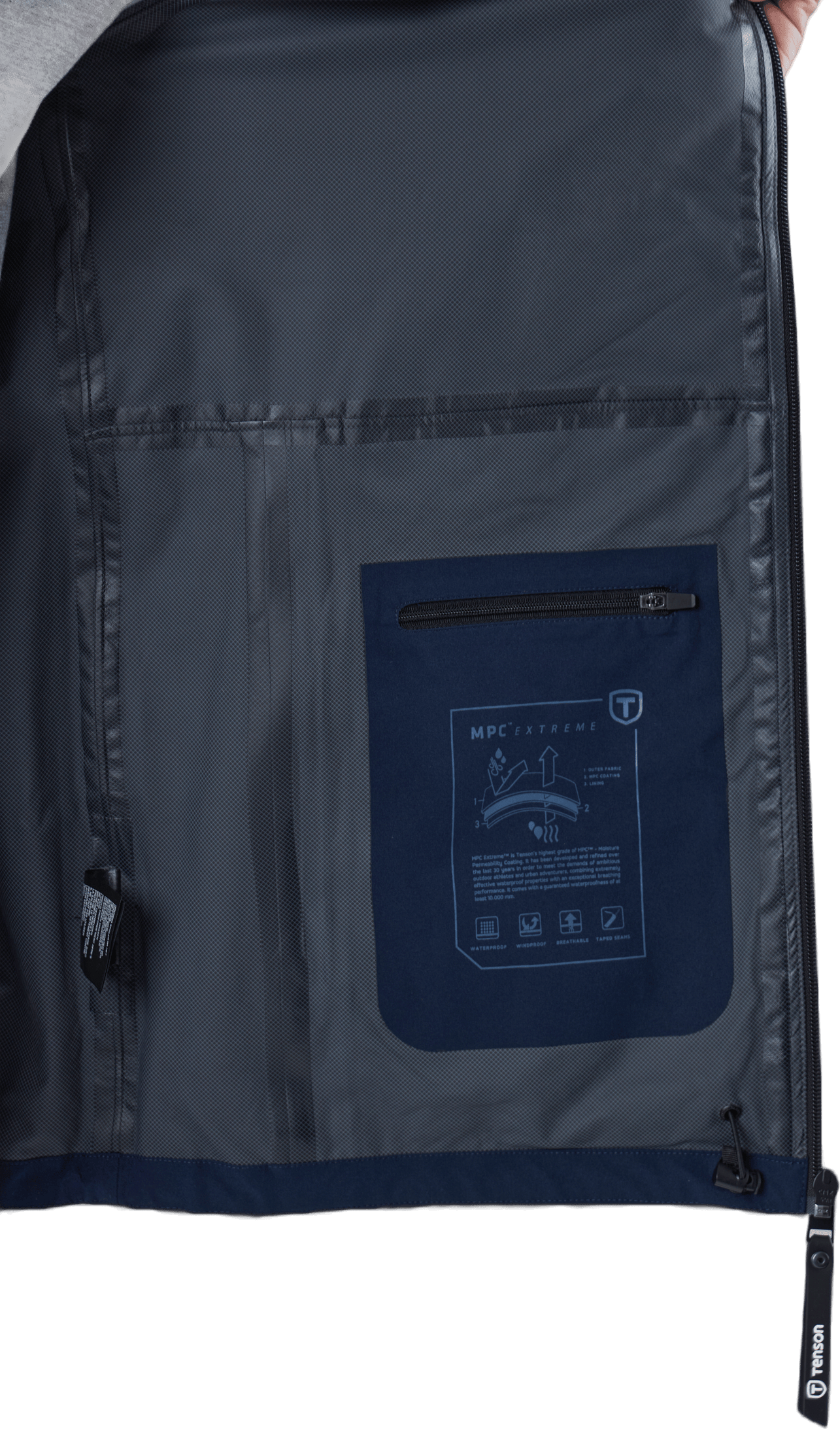 Dew Point Shell M Jackets Dark Navy - Bild 7