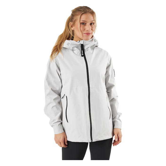 Misty Shell W Jackets Light Grey, Female, Apparels, jackets, White, L