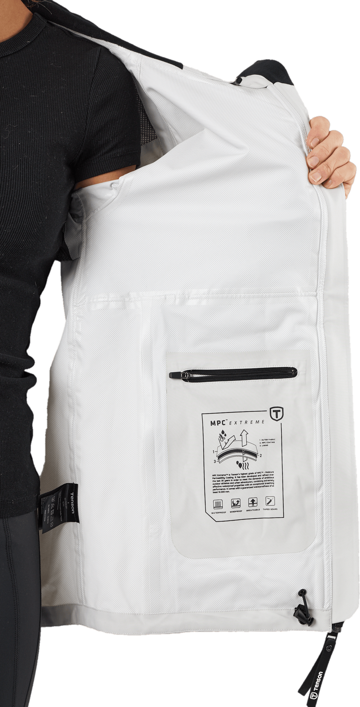 Misty Shell W Jackets Light Grey - Bild 6