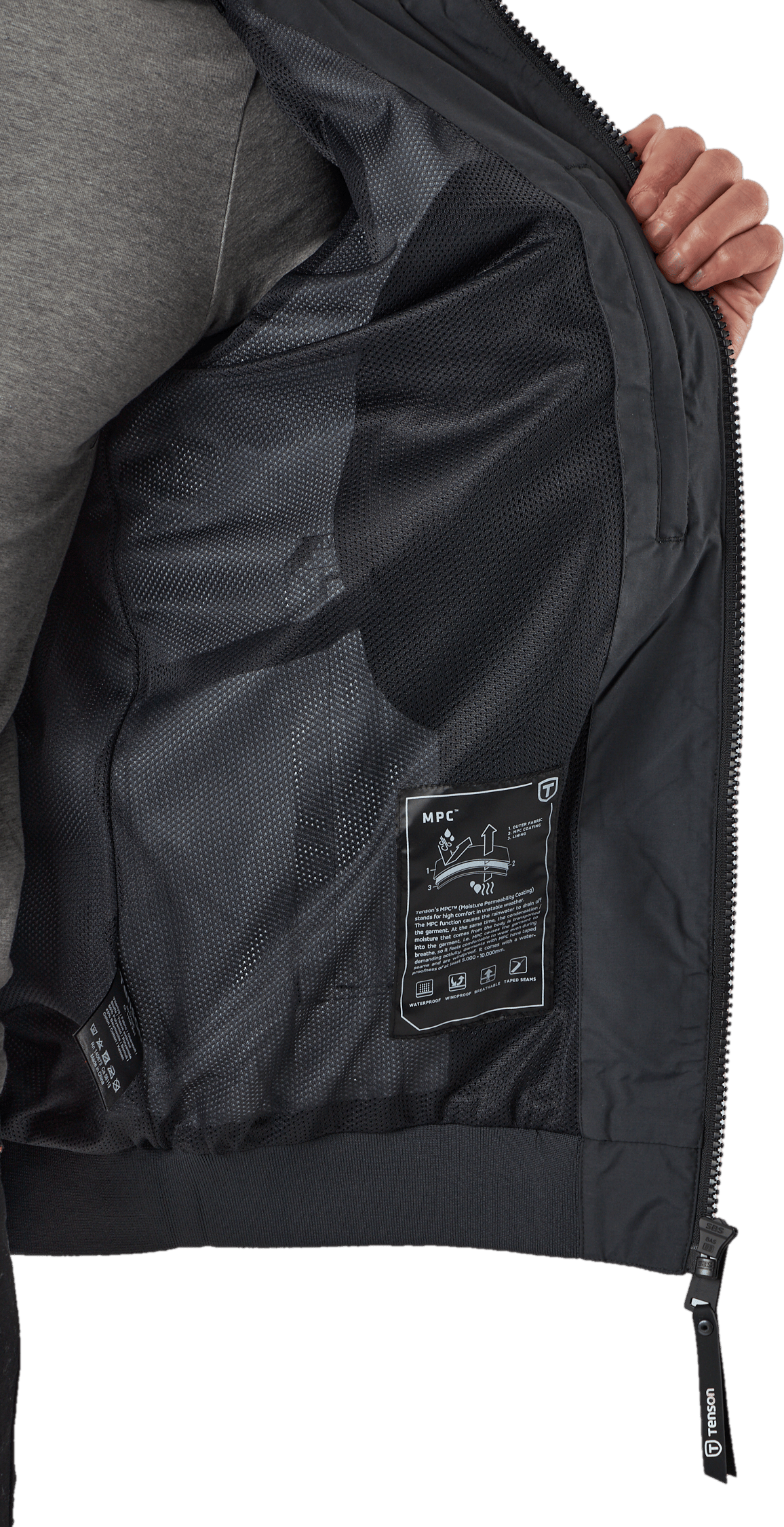 Sting Jkt M Jackets Antracithe - Bild 7