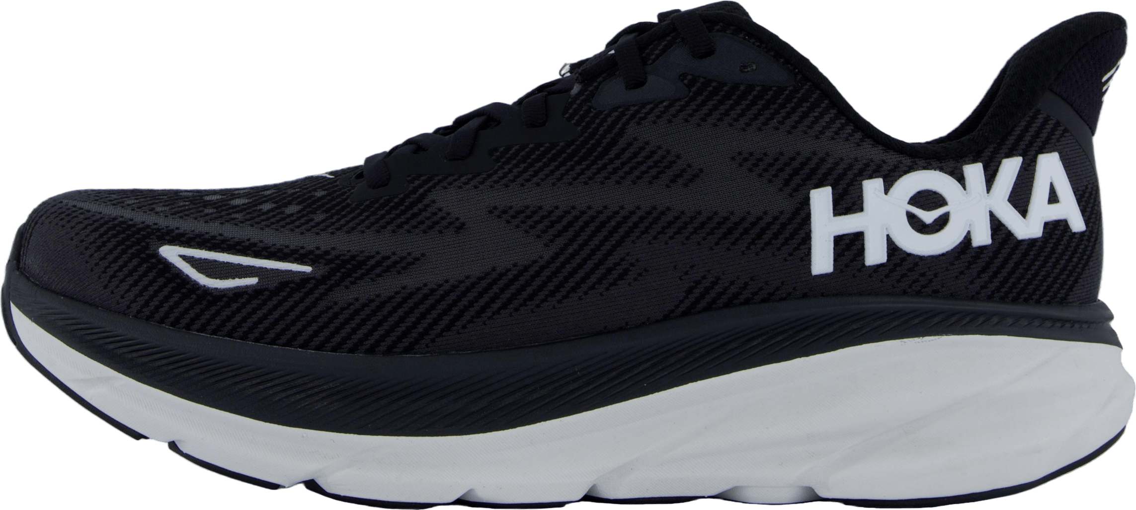 M Clifton 9 Wide Black / White, Male, Shoes, Running shoes, Running, Black, EU 42