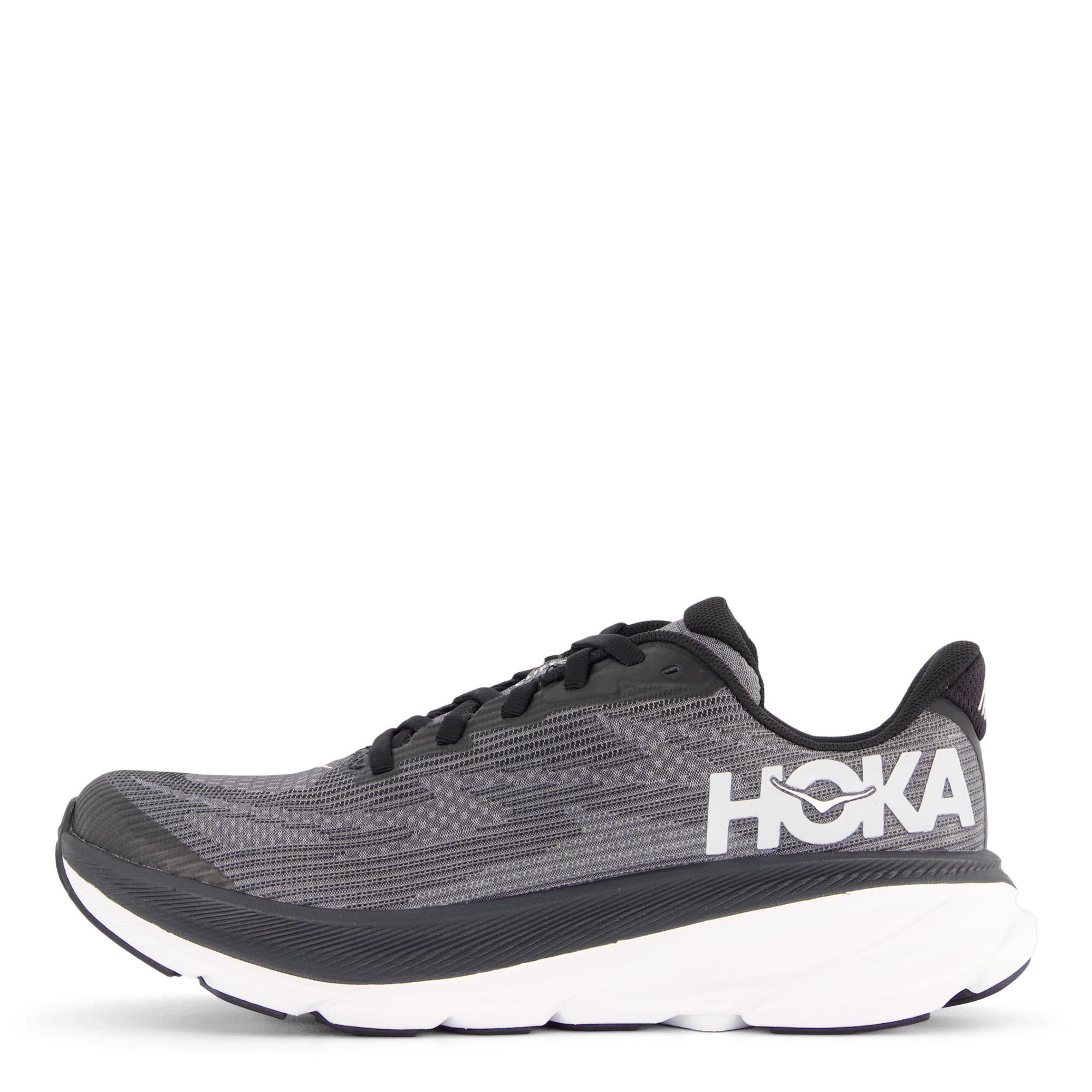 Y Clifton 9 Youth Black / White, Unisex, Schoenen, Hardloopschoenen, Rennen, Grijs, EU 40