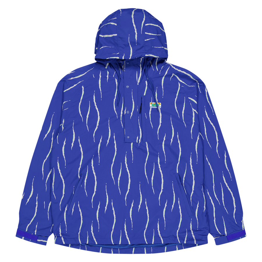 New Day Striped Anorak Blue