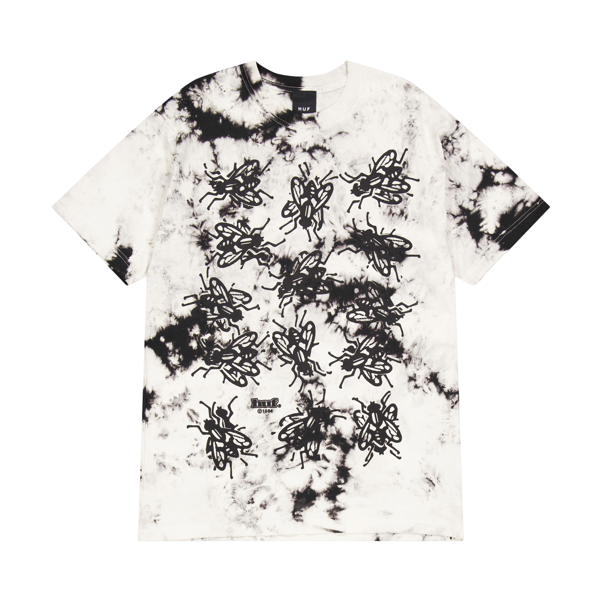Fly Situation S/s Tiedye Tee Black