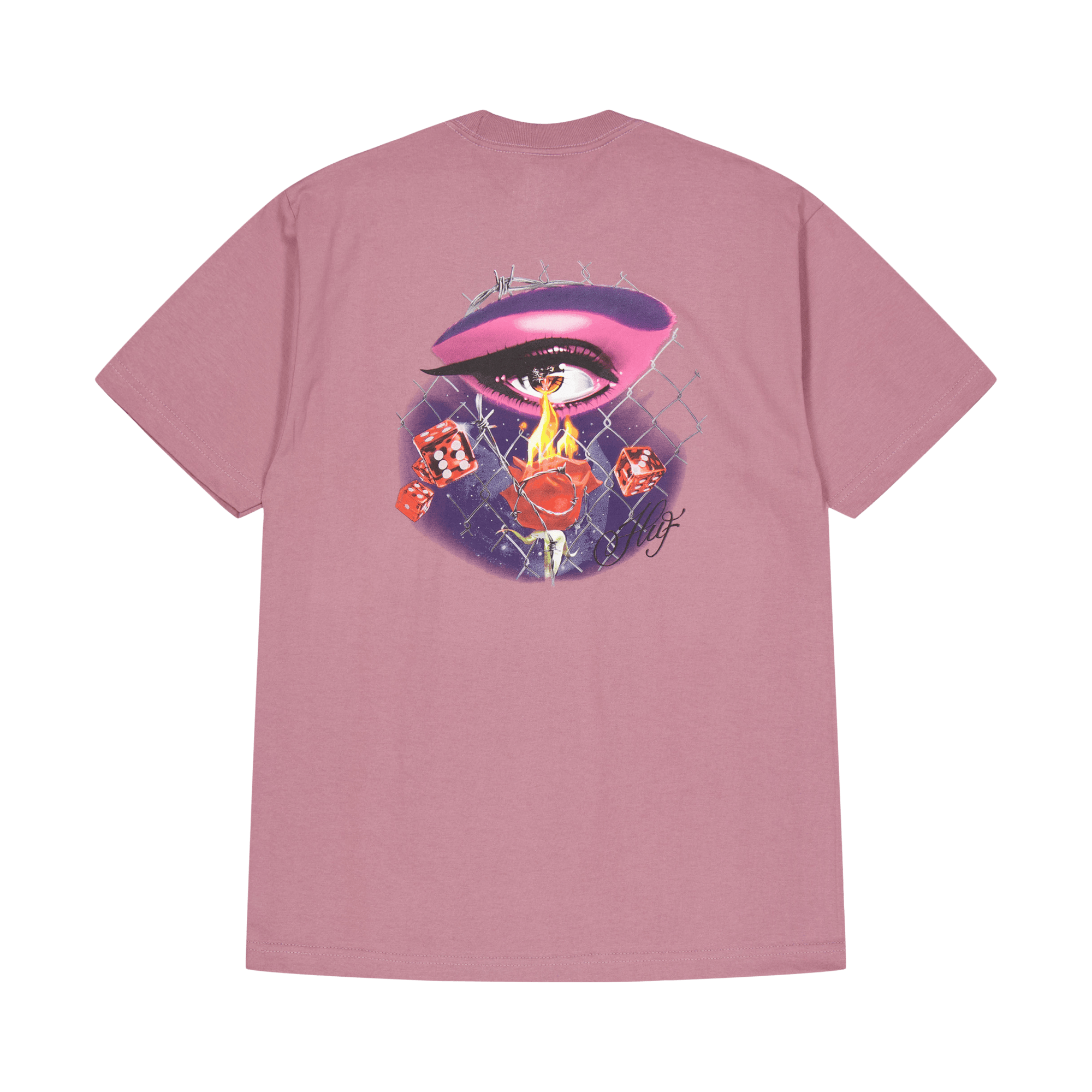 Feline Eye S/s Tee Mauve - Bild 3