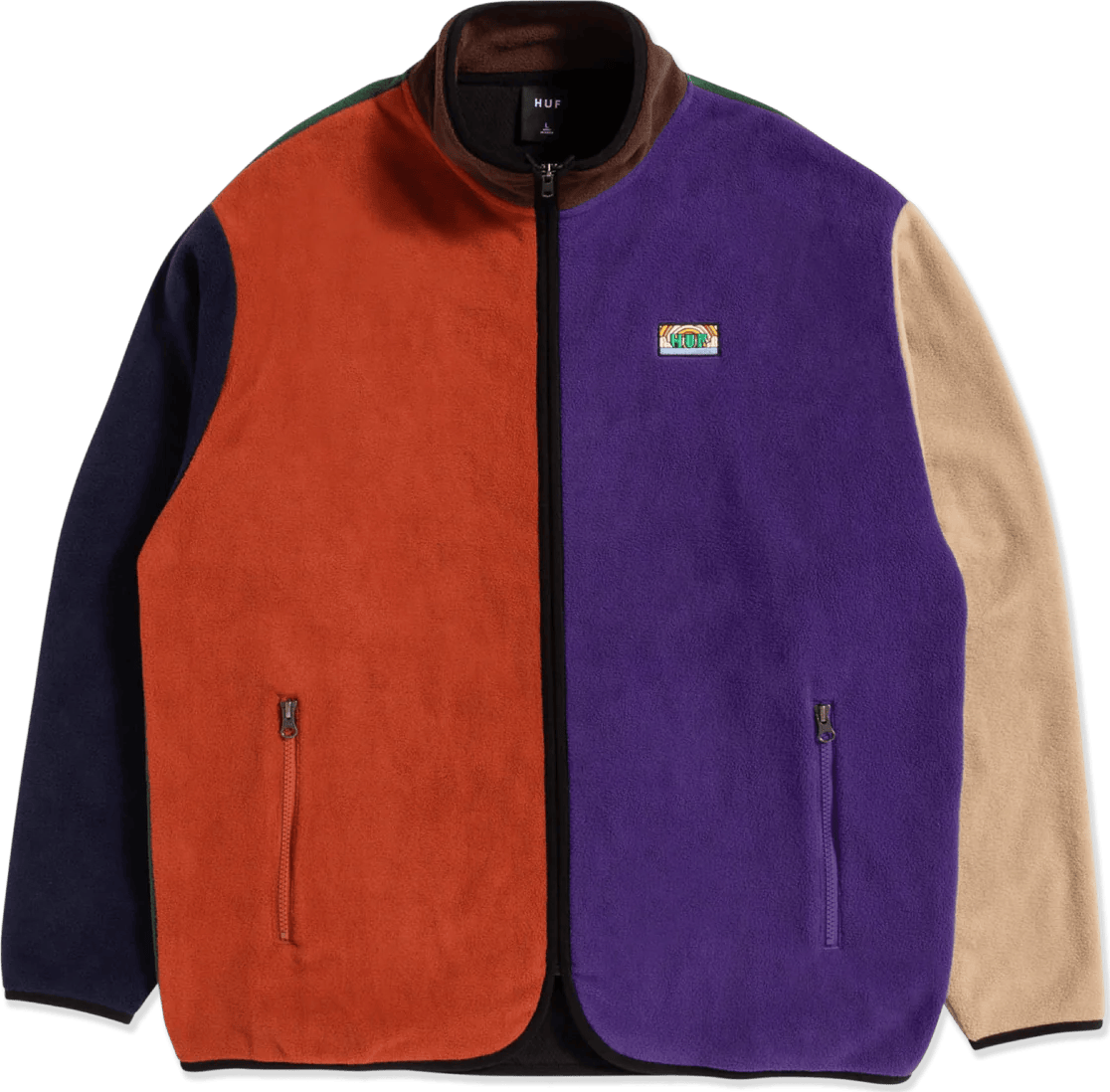 New Day Color Block Tech Fleec Emerald