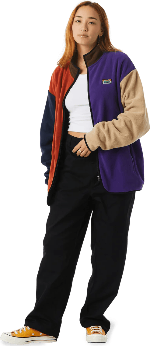 New Day Color Block Tech Fleec Emerald - Bild 4