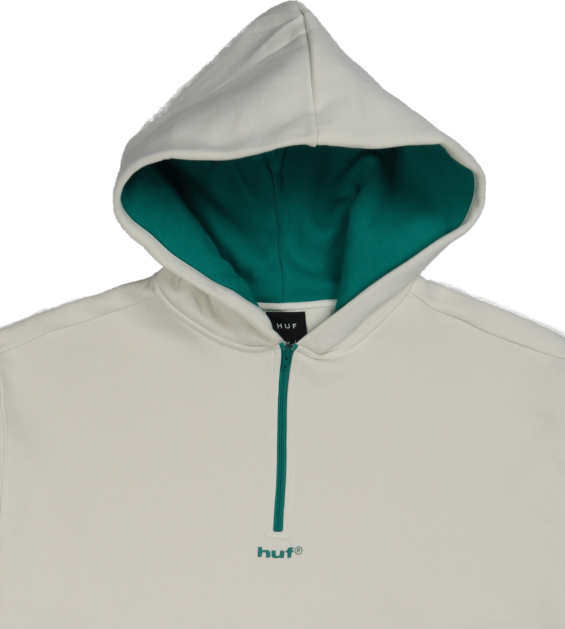 Surface 1/4 Zip Hooded Fleece Cream - Bild 2