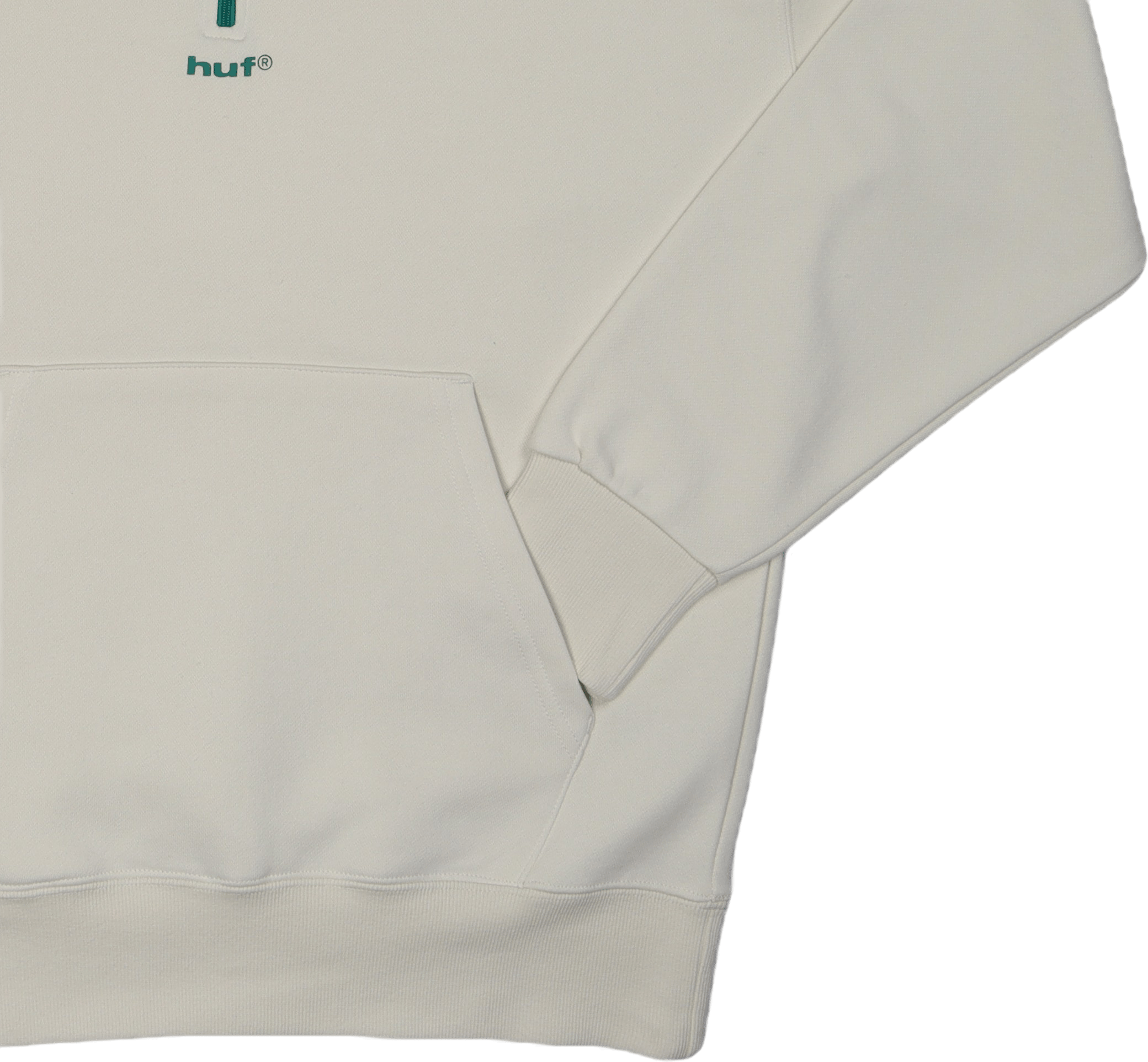Surface 1/4 Zip Hooded Fleece Cream - Bild 3