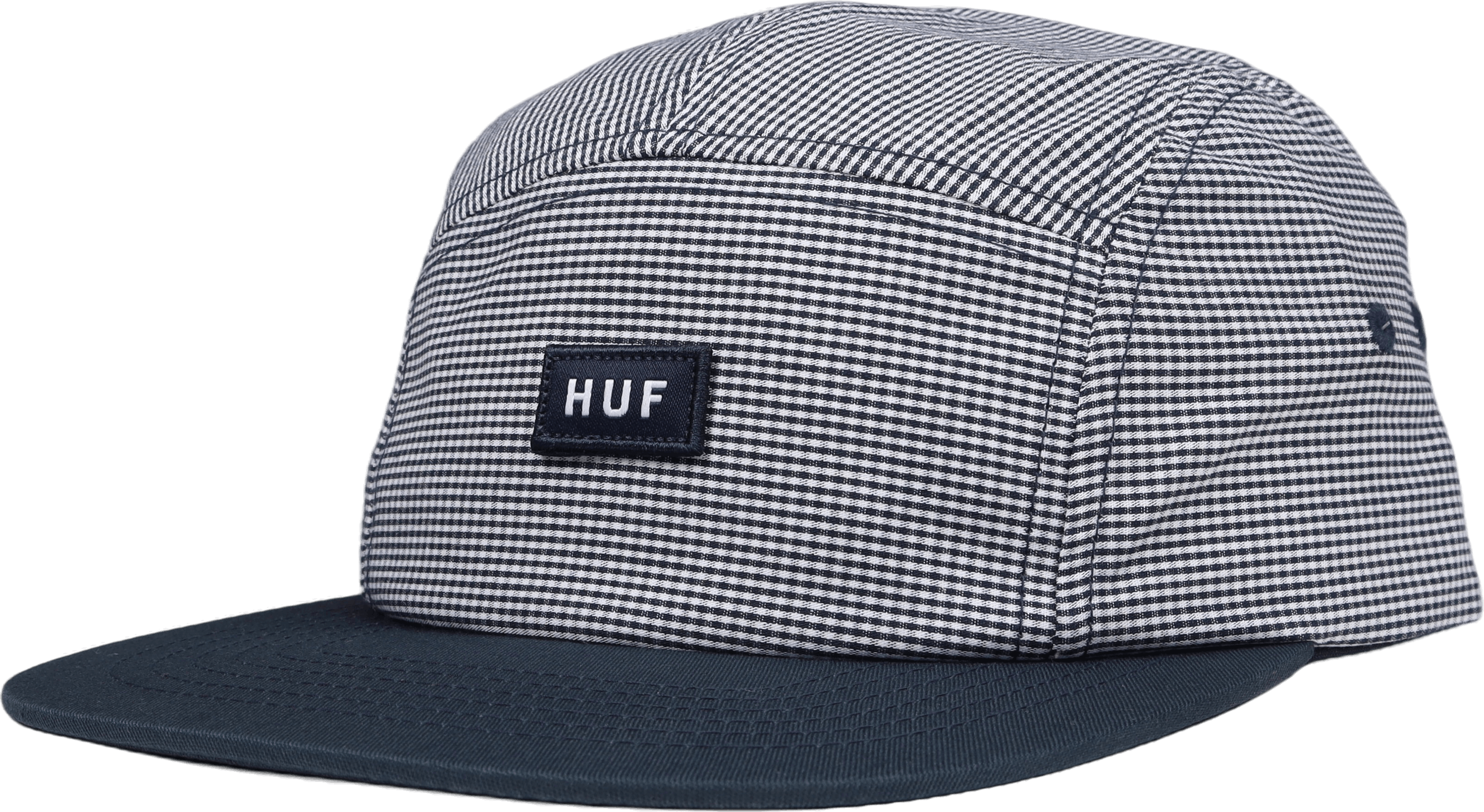 Micro Gingham Box Logo Voley Navy, Unisex, Vaatteet, hatut ja lakit, Sininen, ONESIZE