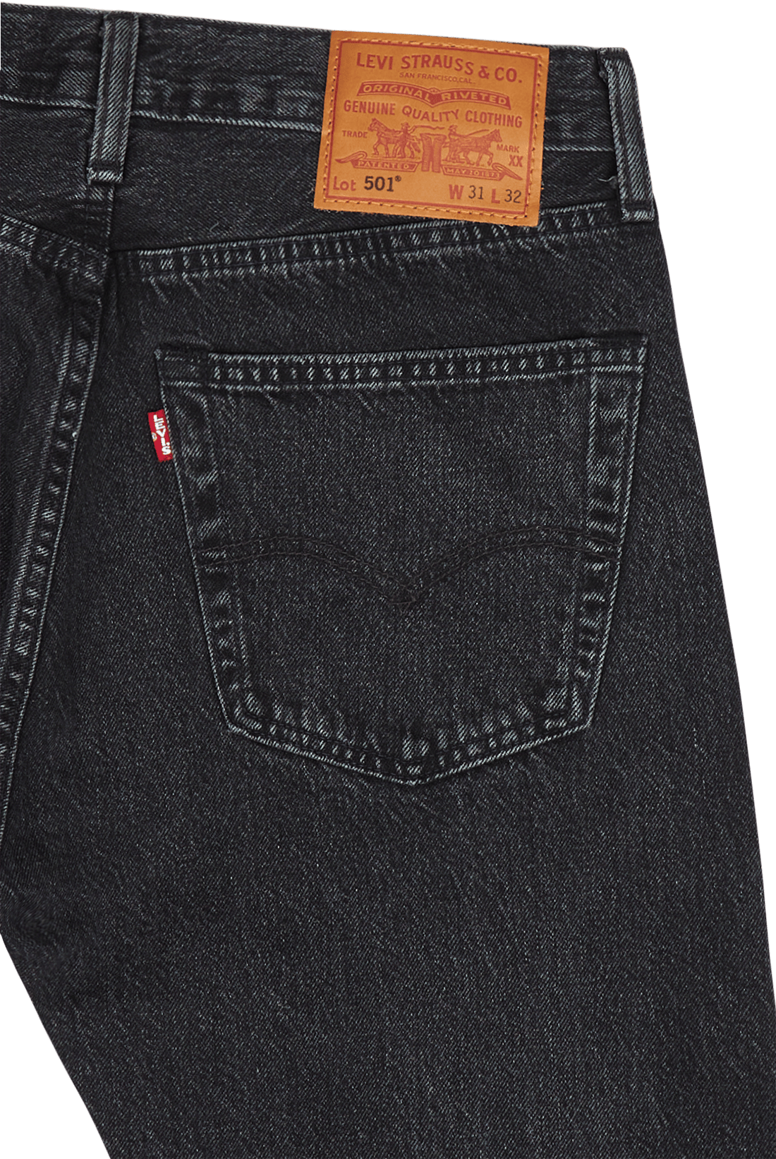 501 Levi's Original Z7087   Black Worn In - Bild 4