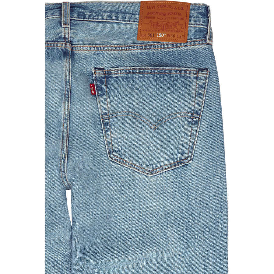 501 Levi's Original Z8102 Light Indigo Destructed - Bild 4