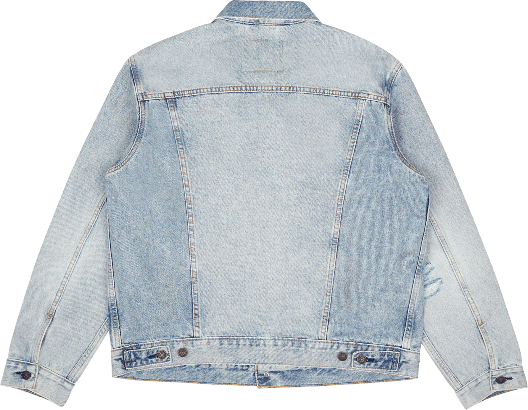 The Trucker Jacket Z8202  Light Indigo Destructed - Bild 2