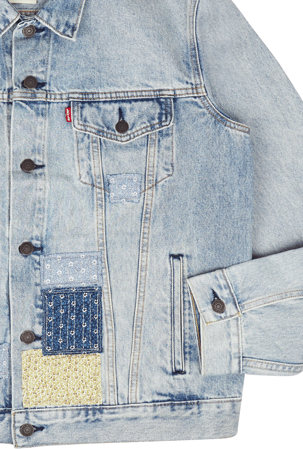 The Trucker Jacket Z8202  Light Indigo Destructed - Bild 5