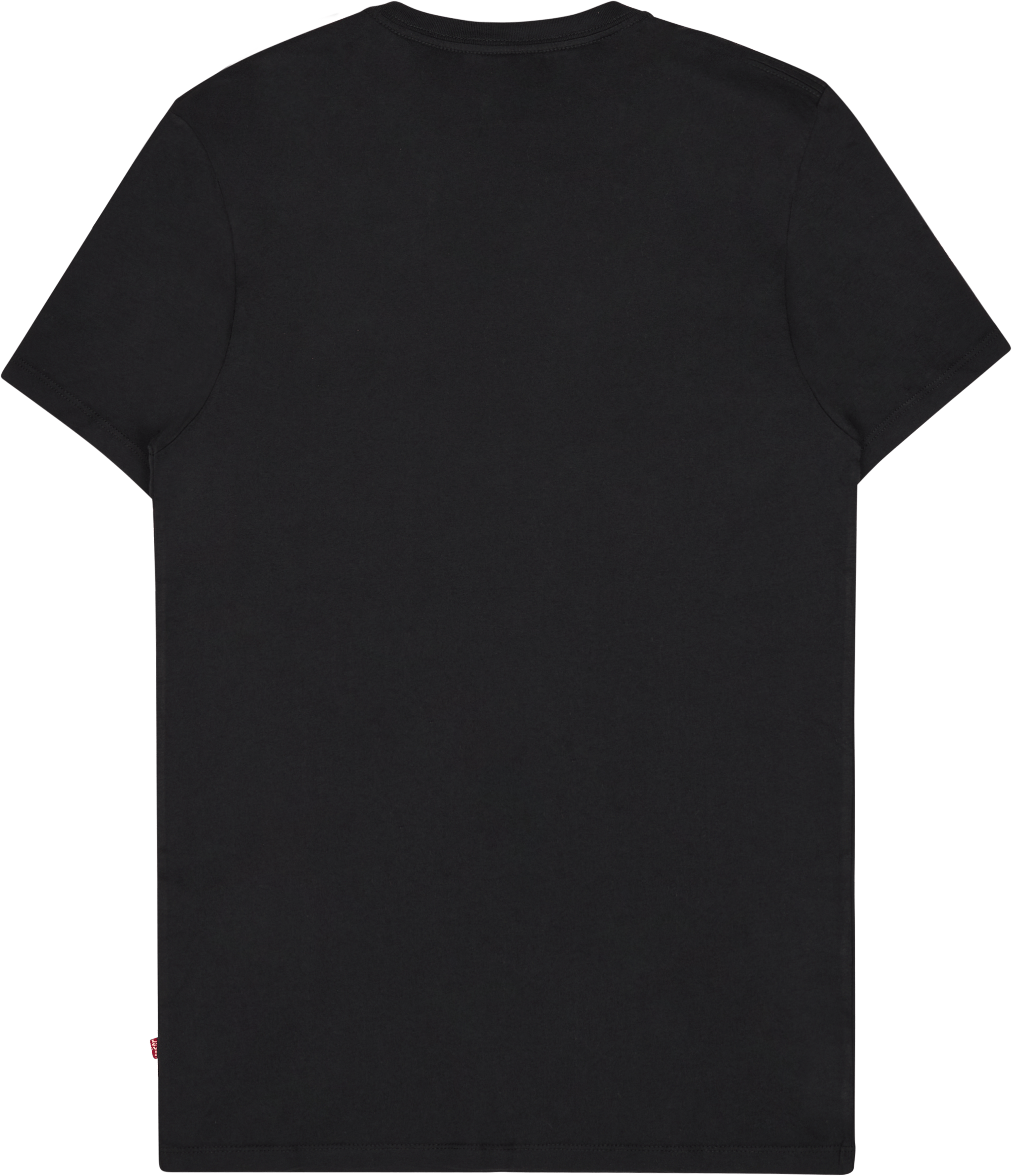 Slim 2pk Crewneck 1 Two-pack Tee Black + Black - Bild 3