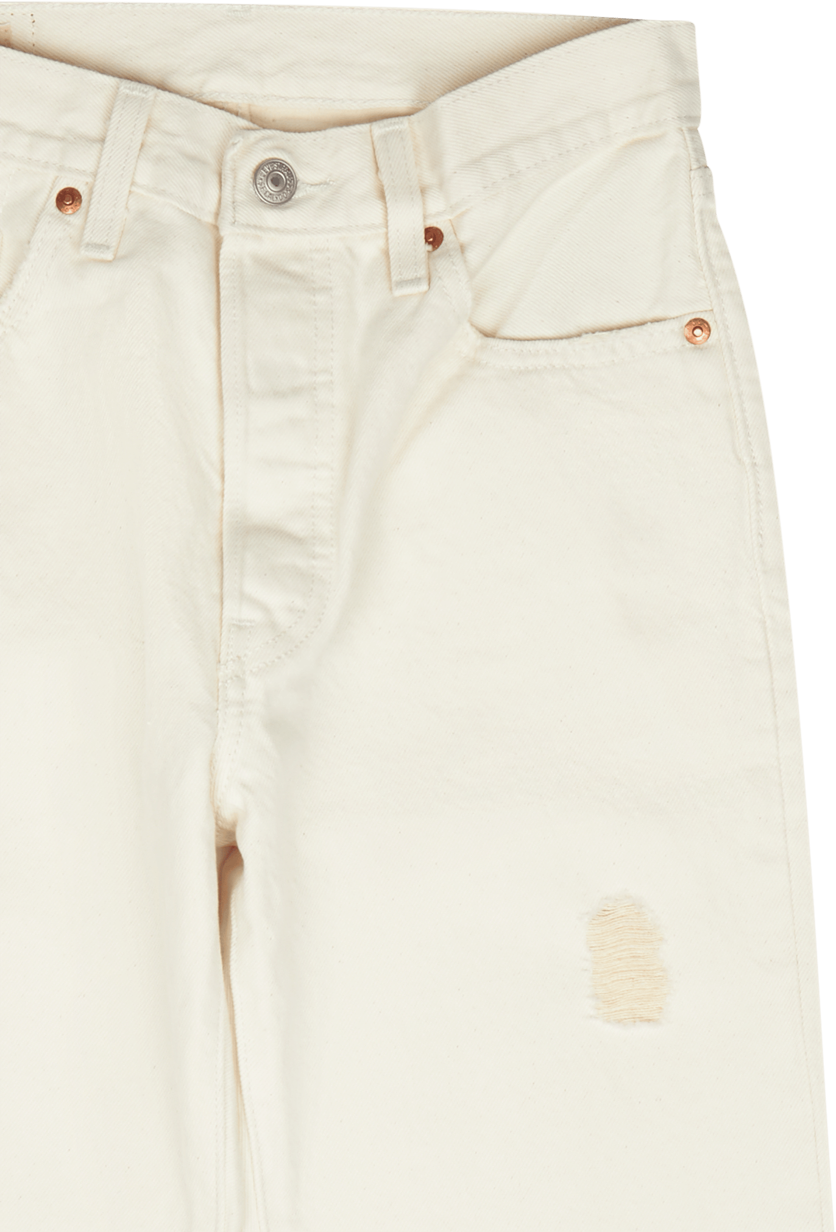 501 Crop Z7309   White Destructed - Bild 3