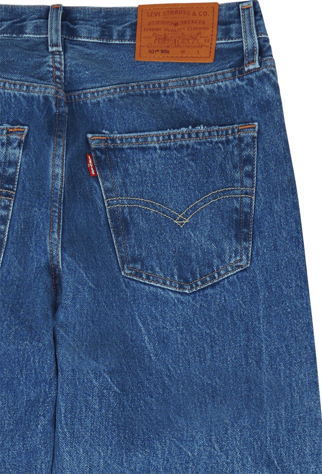 501 '90s Z7274  Medium Indigo Worn In - Bild 4