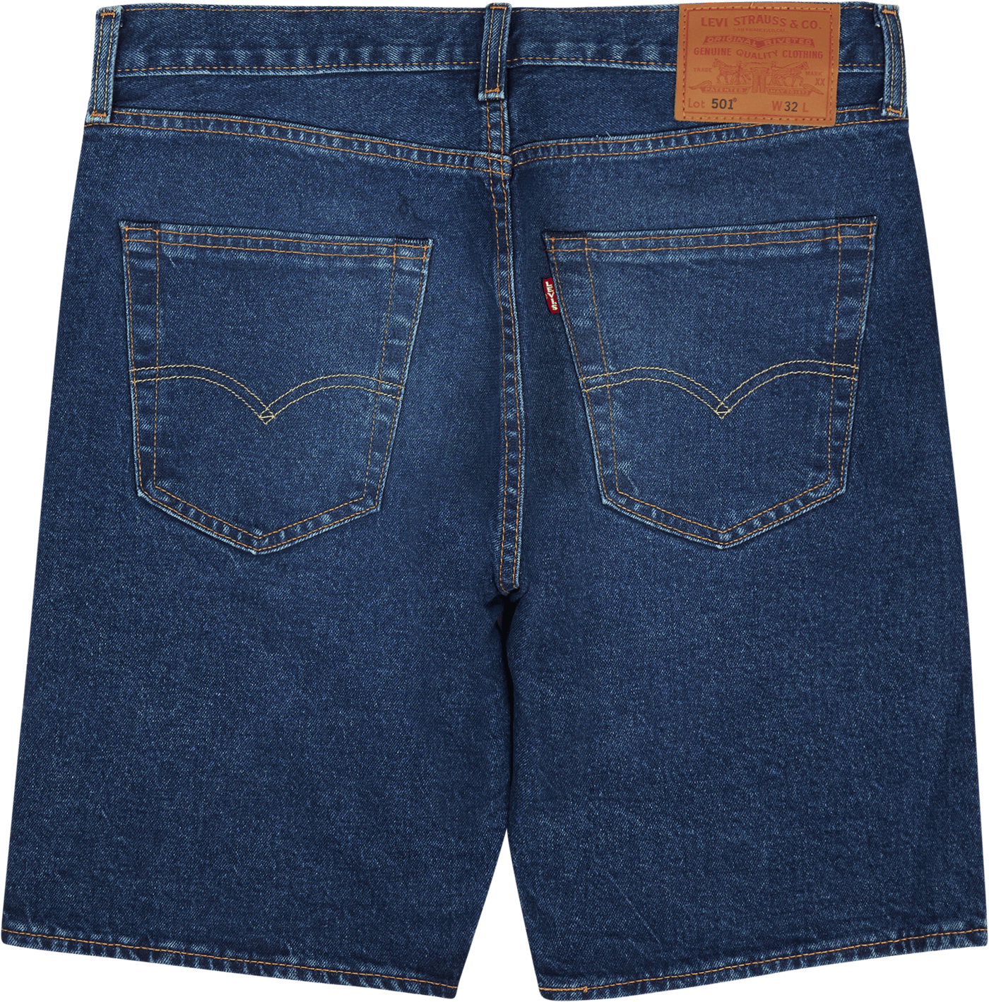 501 Hemmed Short Bleu Eyes Break Short - Bild 2