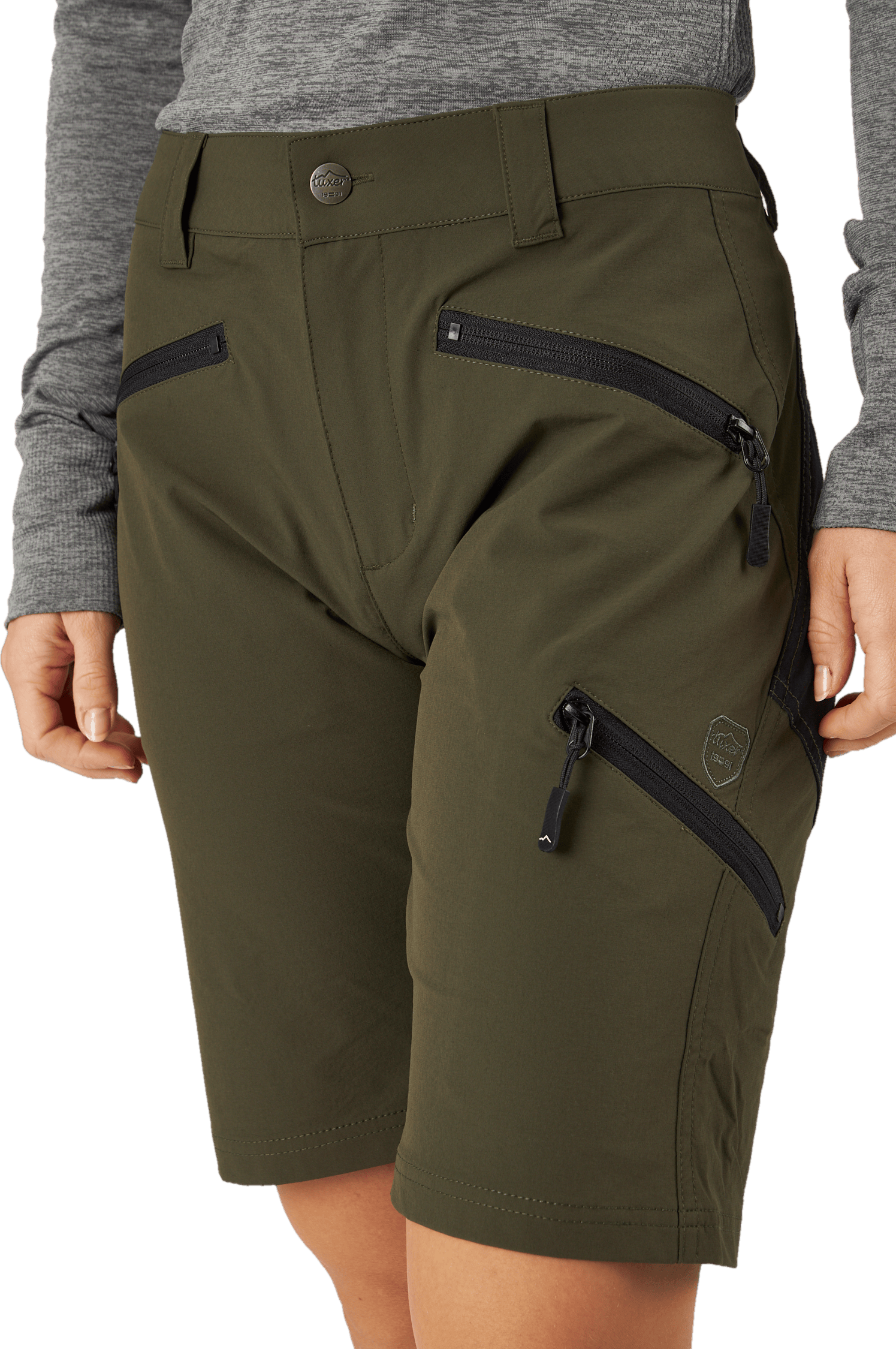 Flexi L Shorts Dark Olive - Bild 4