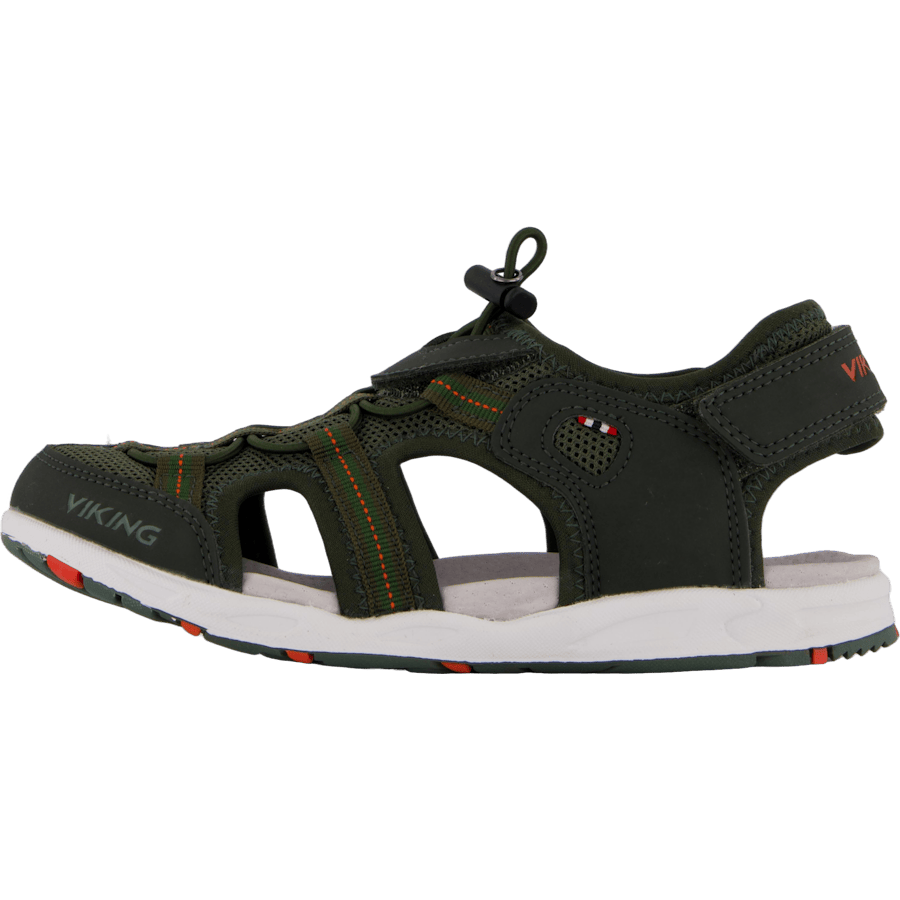 Thrill Moss Green/red