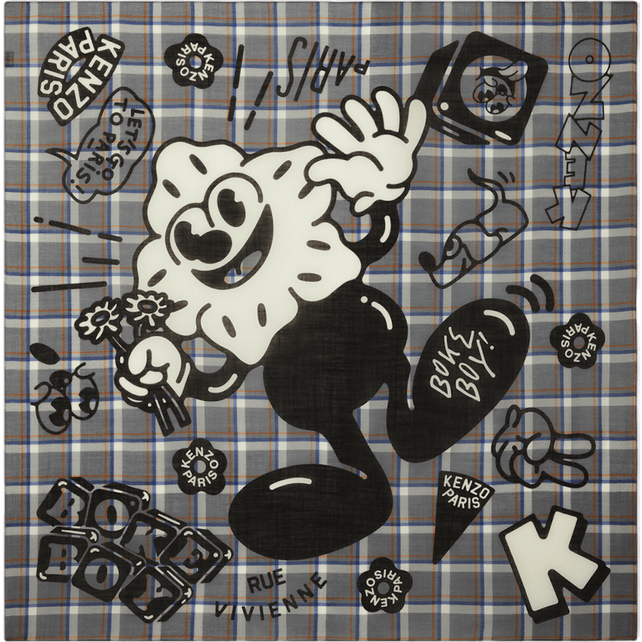 Square Boke Boy Pearl Grey