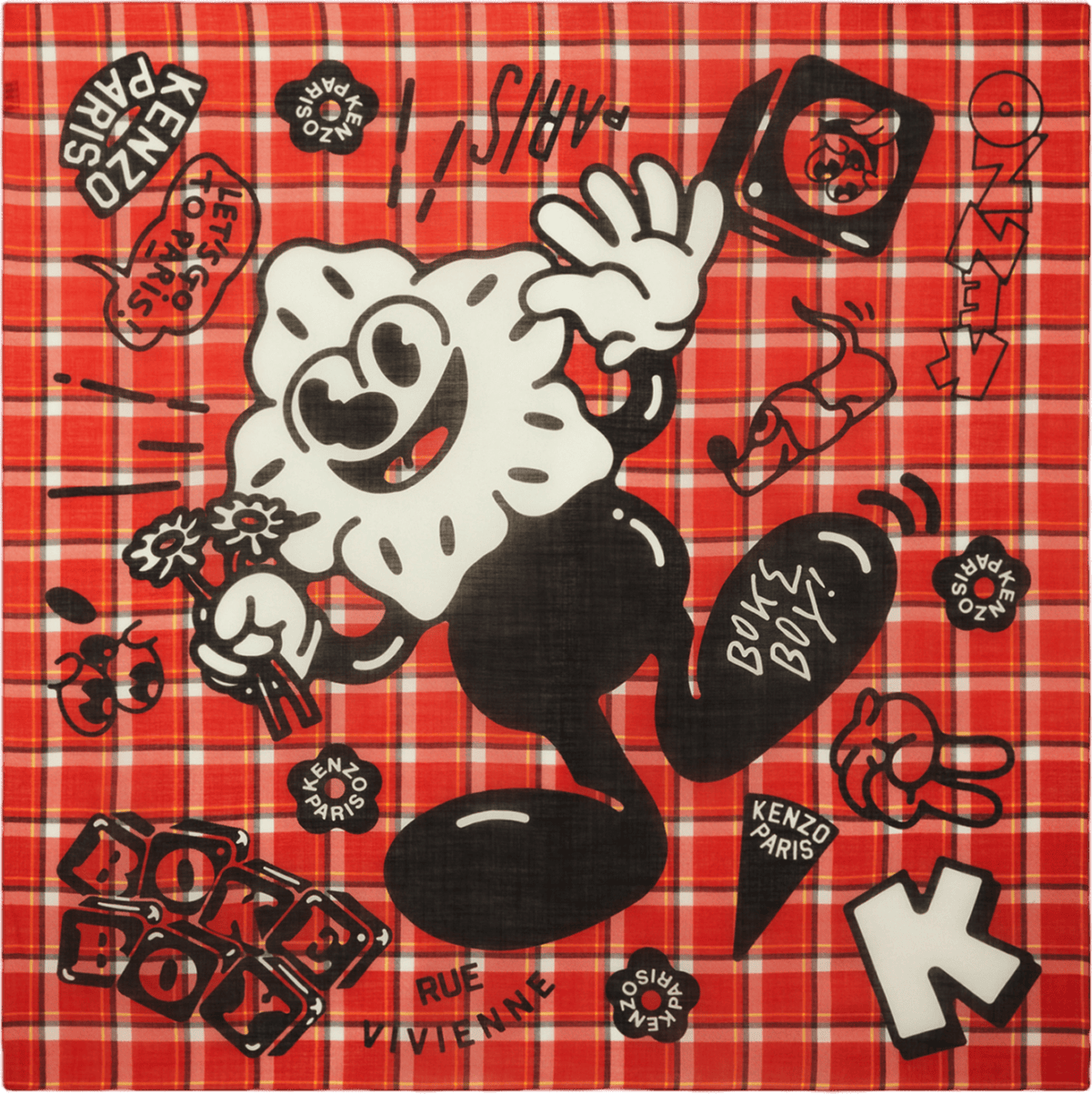 Square Boke Boy Medium Red